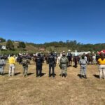 Grupo Interinstitucional y cuerpos de auxilio implementan el operativo de seguridad para la «Cabalgata Surutato 2026» en Badiraguato.