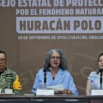 Preparados los tres órdenes de Gobierno para atender posibles contingencias del «Huracán Polo» en Sinaloa: Gobernadora Graciela Domínguez.