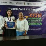 Perla Moreno, estudiante de la Preparatoria Ruiz Cortines, sobresale en certamen estatal de Química.